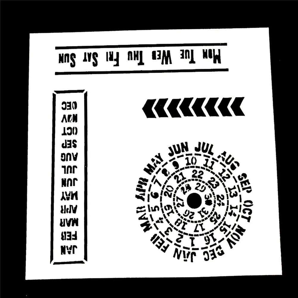 1PC CalendarShape Reusable Stencil Airbrush Painting Art DIY Home Decor Scrapbooking Album Craft
1PC CalendarShape Reusable Stencil Airbrush Painting Art DIY Home Decor Scrapbooking Album Craft