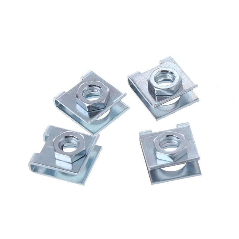 4 Pcs Car License Plate Fastener Buckle Metal Screw Nut U-Type Clips Retainer 6mm
4 Pcs Car License Plate Fastener Buckle Metal Screw Nut U-Type Clips Retainer 6mm