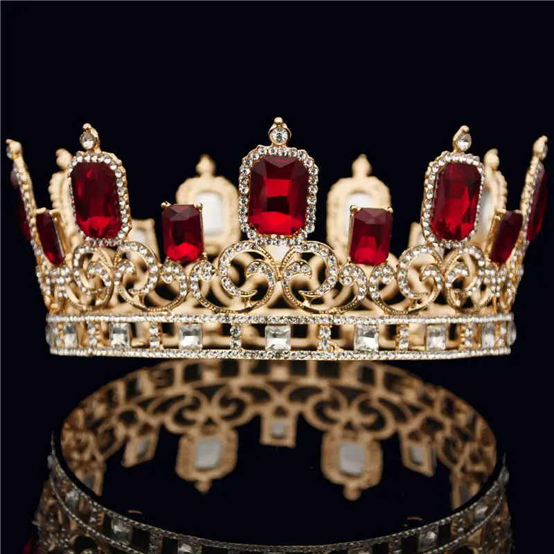 Gold Crystal Wedding Crown ornament pageant Bridal Diadem for Queen King Metal tiaras and crowns Hair accessories Fashion
Gold Crystal Wedding Crown ornament pageant Bridal Diadem for Queen King Metal tiaras and crowns Hair accessories Fashion