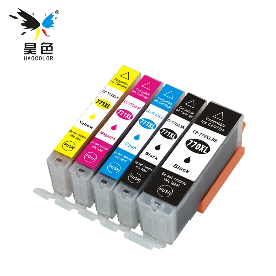 5 PCS Compatible full ink cartridge PGI-770XL PGI 770 770XL CLI 771 XL CLI-771XL PGI770 PGI770XL for Canon PIXMA MG5770 MG6870
5 PCS Compatible full ink cartridge PGI-770XL PGI 770 770XL CLI 771 XL CLI-771XL PGI770 PGI770XL for Canon PIXMA MG5770 MG6870