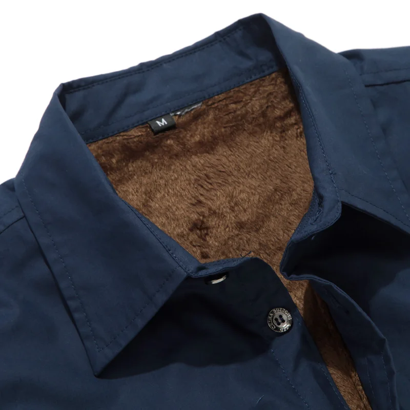 casual shirt winter warm long sleeve shirts with thick velvet mens brand quality dress shirts male The embroidery shirts
casual shirt winter warm long sleeve shirts with thick velvet mens brand quality dress shirts male The embroidery shirts