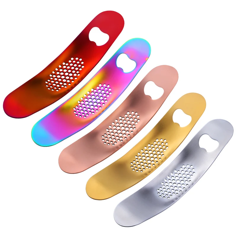 Stainless Steel Garlic Press with Beer Opener Multifunctional Garlic Grinding Cutter Crusher Kitchen Tool Cocktail Bottle Opener
Stainless Steel Garlic Press with Beer Opener Multifunctional Garlic Grinding Cutter Crusher Kitchen Tool Cocktail Bottle Opener