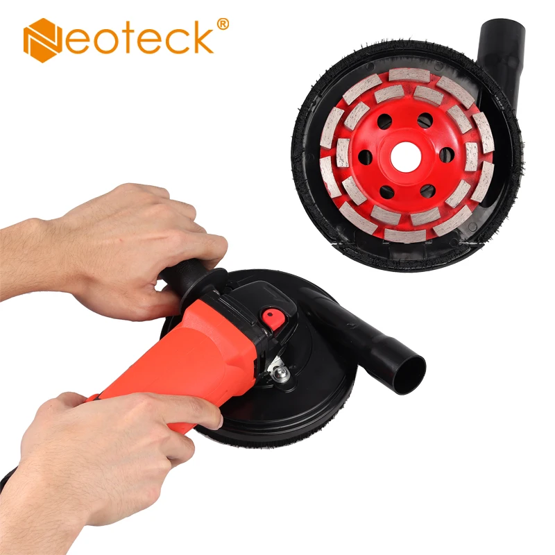 Neoteck Universal 5-Inch + 125mm Diamond grinding cup wheel Expert Surface Grinding Dust Shroud for Angle Grinder For Hitachi
Neoteck Universal 5-Inch + 125mm Diamond grinding cup wheel Expert Surface Grinding Dust Shroud for Angle Grinder For Hitachi