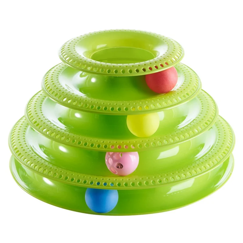 Pets Interactive Toys Cats Three-tier Turntable Pet Intellectual Track Tower Funny Cat Toy Plate 4 Balls 3 Balls
Pets Interactive Toys Cats Three-tier Turntable Pet Intellectual Track Tower Funny Cat Toy Plate 4 Balls 3 Balls