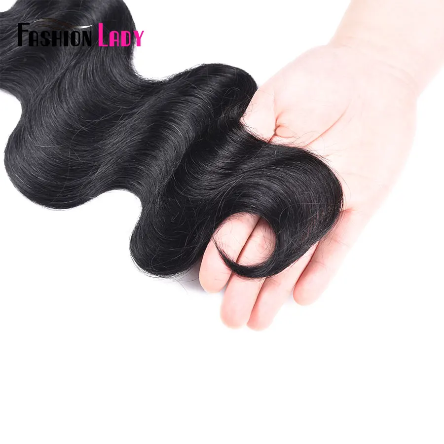 FASHION LADY Pre-Colored Brazilian Hair Body Wave 1# Dark Black Human Hair Extensions 3/4 Bundle Per Pack Non-Remy
FASHION LADY Pre-Colored Brazilian Hair Body Wave 1# Dark Black Human Hair Extensions 3/4 Bundle Per Pack Non-Remy
