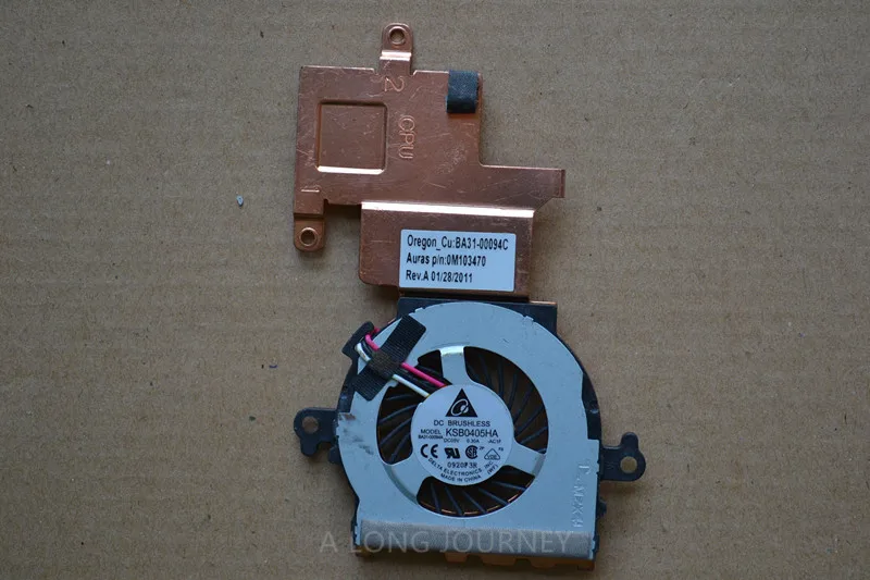 New laptop cpu cooling fan for SAMSUNG N143 N145 N148 N150 NB30 N210 N150P KSB0405HA
New laptop cpu cooling fan for SAMSUNG N143 N145 N148 N150 NB30 N210 N150P KSB0405HA