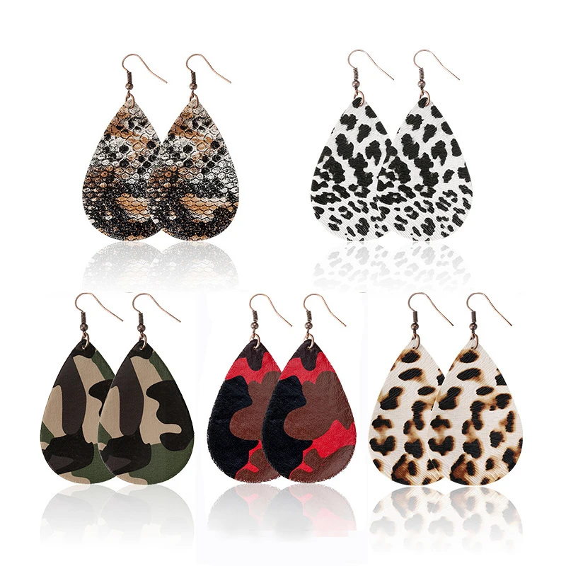 Floral plaid Print Teardrop Leather Earrings Leopard Glitter Antique Lightweight Texture Lattice серьги сережки
Floral plaid Print Teardrop Leather Earrings Leopard Glitter Antique Lightweight Texture Lattice серьги сережки