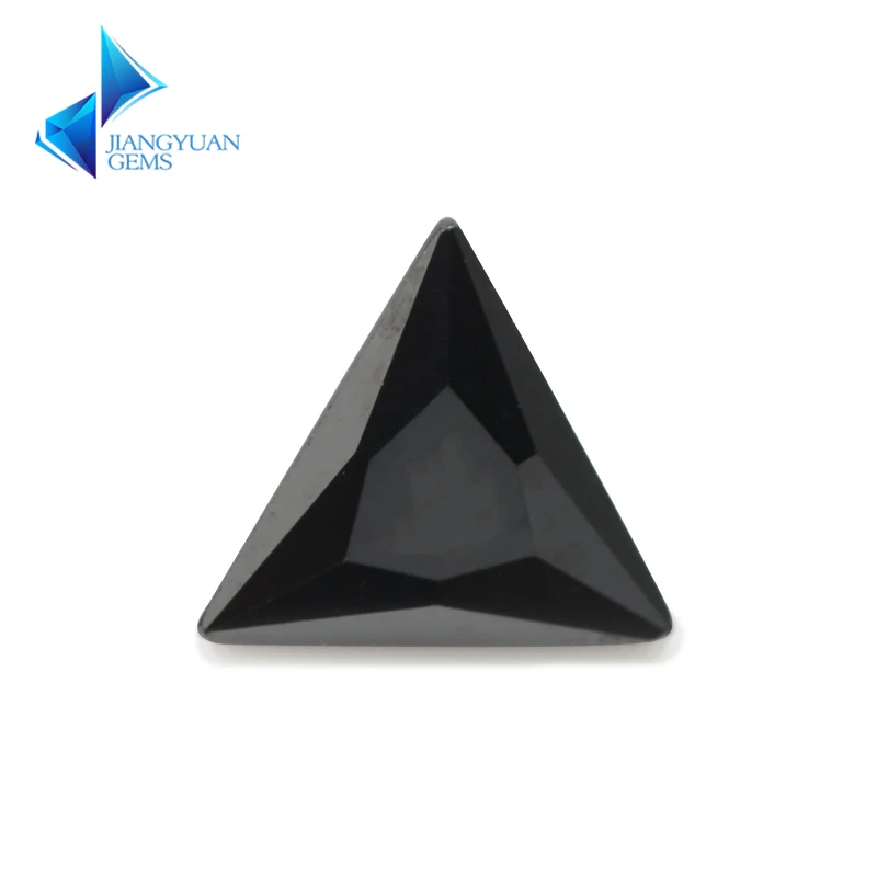 3x3~10x10mm Triangle Shape 5A Black CZ Stone Synthetic Gems Loose Cubic Zirconia For Jewelry
3x3~10x10mm Triangle Shape 5A Black CZ Stone Synthetic Gems Loose Cubic Zirconia For Jewelry