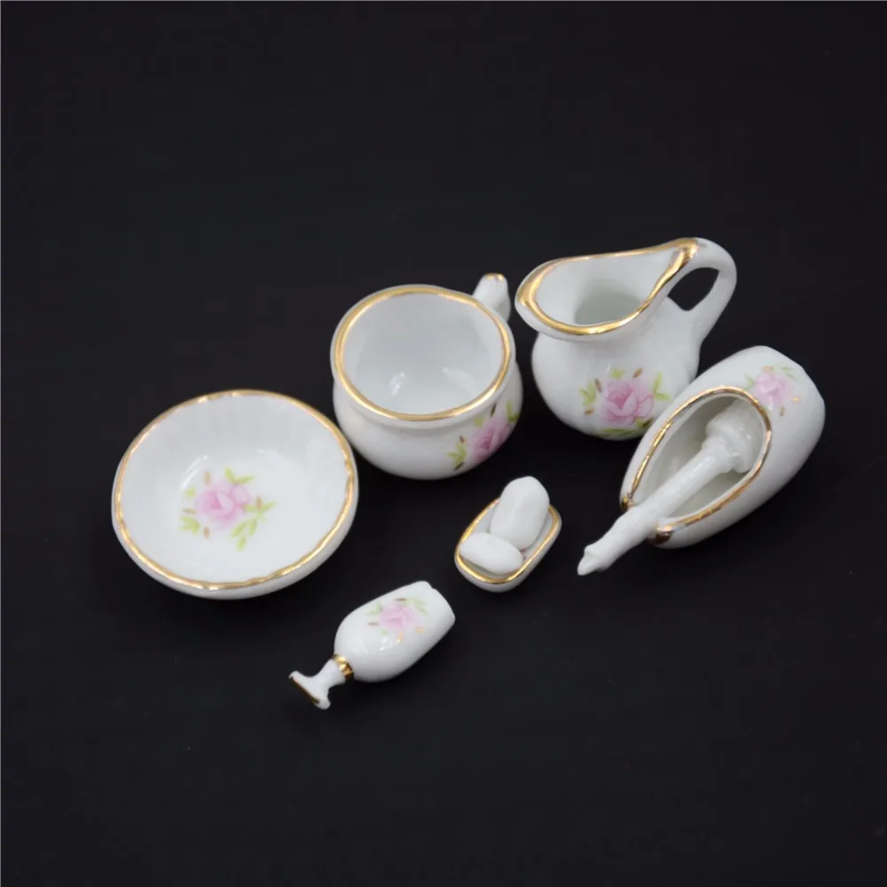 G10-X167 children baby gift Toy 1:12 Dollhouse mini Furniture Miniature rement accessories Rose Bathroom Set
G10-X167 children baby gift Toy 1:12 Dollhouse mini Furniture Miniature rement accessories Rose Bathroom Set