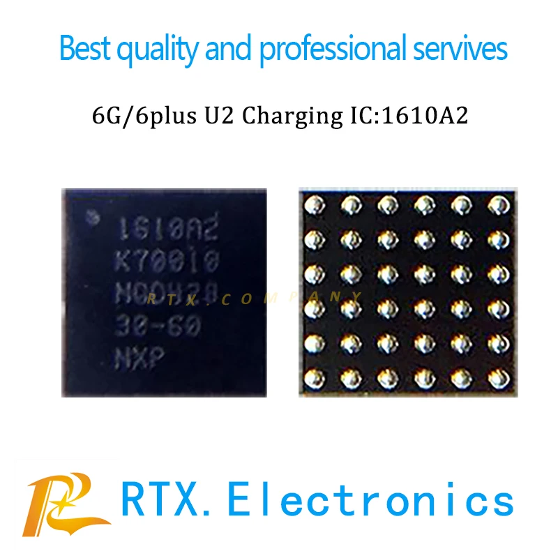 10pcs/lot 1610A2 U2 USB Charger IC for iPhone 5S 6G 6+ 6S 6SP 7G 7Plus Motherborad Charging Supply Management Chip Replacement
10pcs/lot 1610A2 U2 USB Charger IC for iPhone 5S 6G 6+ 6S 6SP 7G 7Plus Motherborad Charging Supply Management Chip Replacement