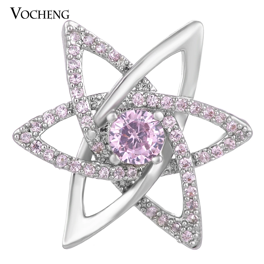 10PCS/Lot Vocheng Ginger Snap Luxury CZ Stone 4 Colors 18mm Copper Star Charms Jewelry Vn-1411*10
10PCS/Lot Vocheng Ginger Snap Luxury CZ Stone 4 Colors 18mm Copper Star Charms Jewelry Vn-1411*10