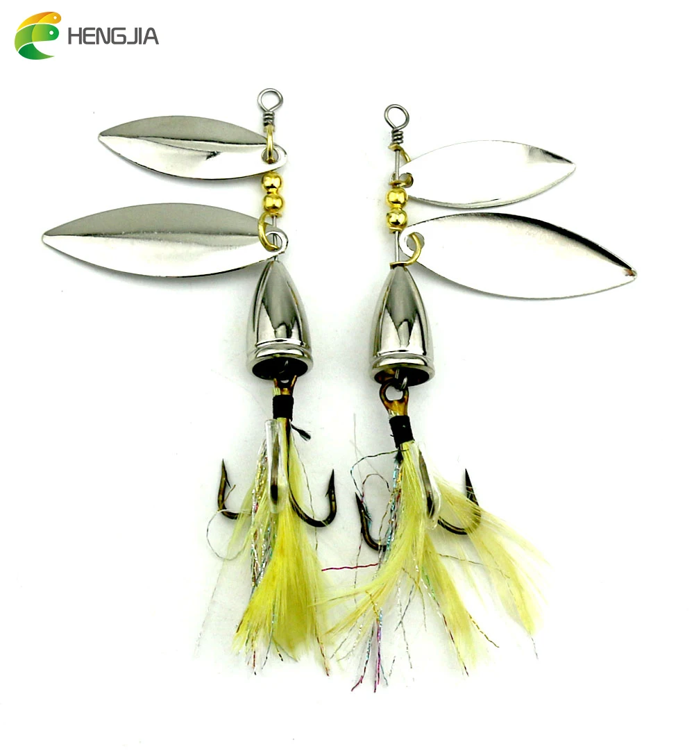 HENGJIA 1pc 8.1cm 10.5g hard metal trolling spinnerbaits bass wobbler pike carp trout perch catish pesca fishing tackles
HENGJIA 1pc 8.1cm 10.5g hard metal trolling spinnerbaits bass wobbler pike carp trout perch catish pesca fishing tackles