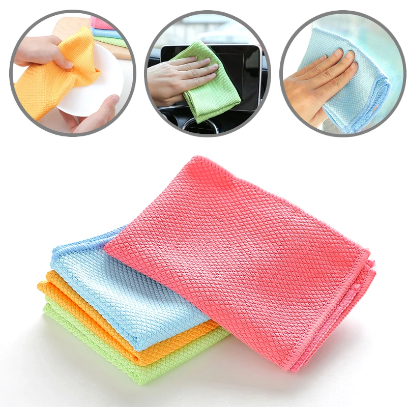 30*40cm Cleaning Cloths Durable Water Absorbable Wipes Window Glass Tile Wipe Solid Table Towels 3Pcs
30*40cm Cleaning Cloths Durable Water Absorbable Wipes Window Glass Tile Wipe Solid Table Towels 3Pcs