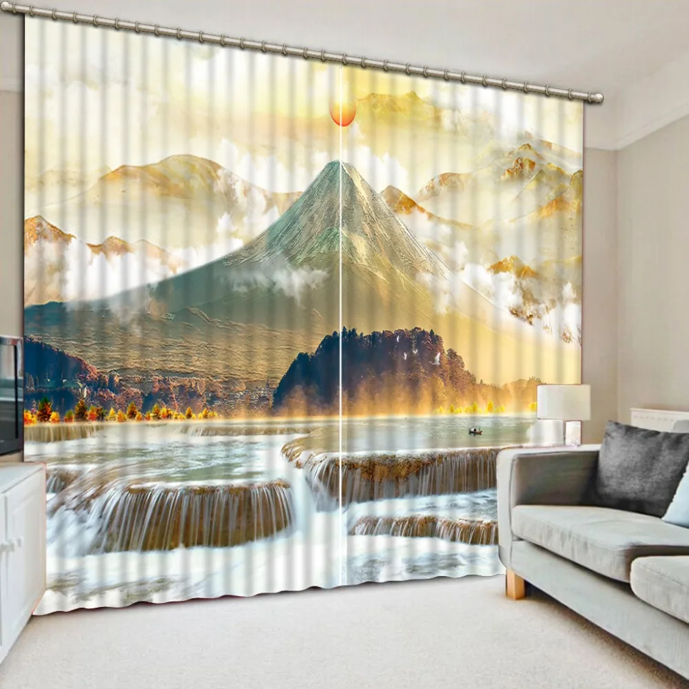 beautiful bedroom curtains 3d curtains Sunrise snow mountain scenery art curtains home bedroom decoration
beautiful bedroom curtains 3d curtains Sunrise snow mountain scenery art curtains home bedroom decoration