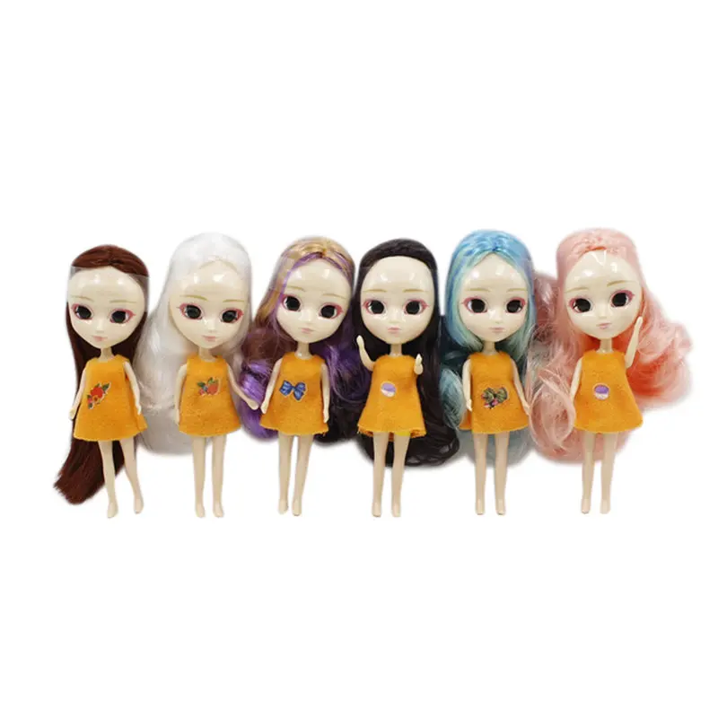Мини кукла Blyth без челки 12 см много видов hari с случайным платьем DIY модные игрушки
Мини кукла Blyth без челки 12 см много видов hari с случайным платьем DIY модные игрушки