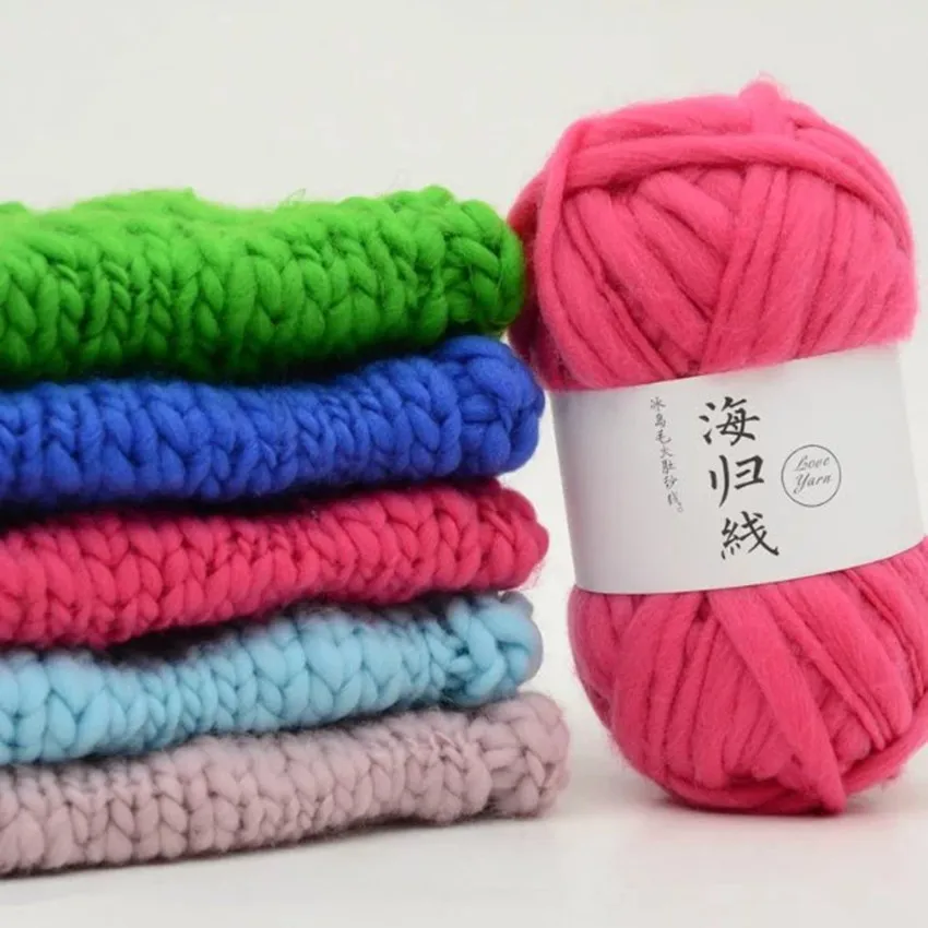 200g /lot High Quality Natural Cotton Coarse wool Yarn Soft Organic Baby Knitting Wool Worsted Yarn-For-Knitting Scarf Coat
200g /lot High Quality Natural Cotton Coarse wool Yarn Soft Organic Baby Knitting Wool Worsted Yarn-For-Knitting Scarf Coat
