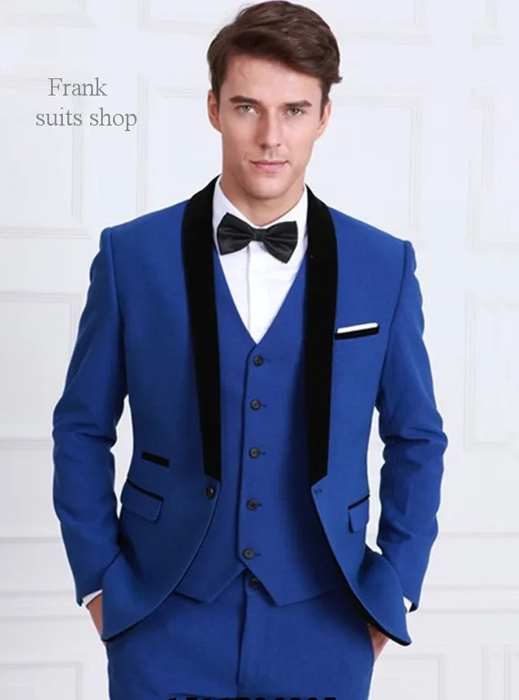 2018 Новое поступление классический стиль жениха костюм с одной пуговицей смокинги жениха Королевский синий шаль костюмы с лацканами (куртка + брюки + жилет + галстук)
2018 Новое поступление классический стиль жениха костюм с одной пуговицей смокинги жениха Королевский синий шаль костюмы с лацканами (куртка + брюки + жилет + галстук)