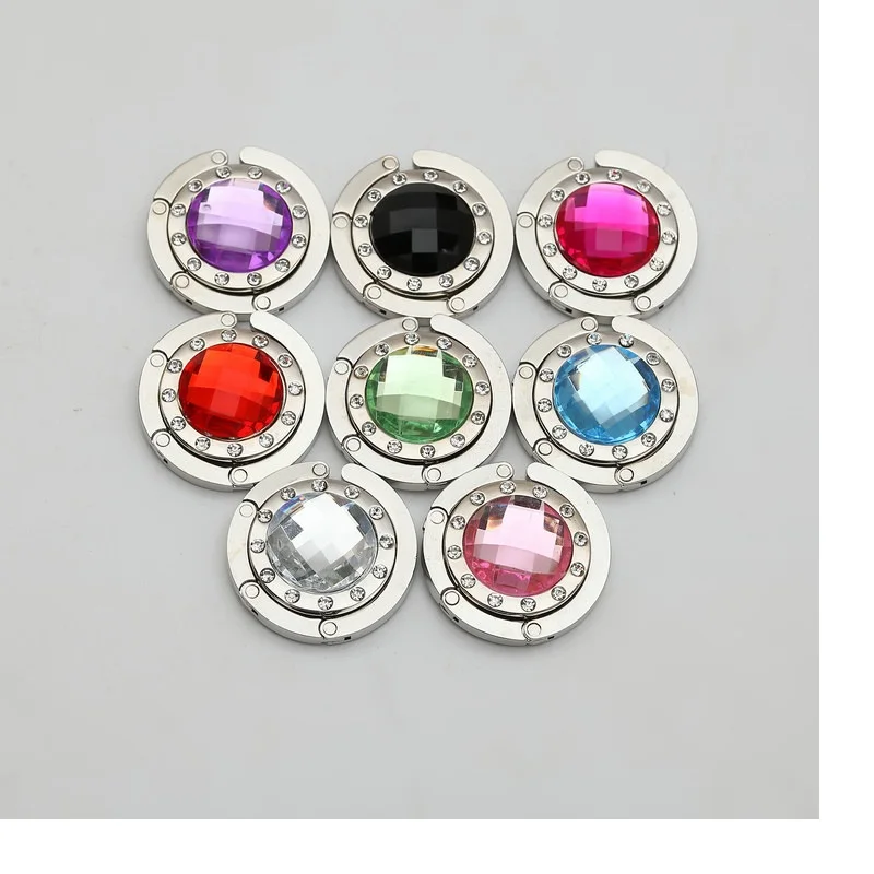 100pcs Free shipping Acrylic Bag hook Folding Purse Hook with Crystal Bag Hanger Holder Gift WA2071
100pcs Free shipping Acrylic Bag hook Folding Purse Hook with Crystal Bag Hanger Holder Gift WA2071