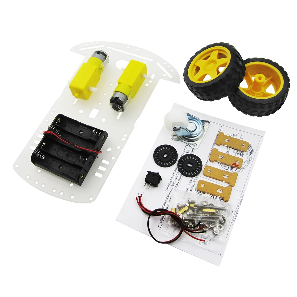 HAILANGNIAO new New Motor Smart Robot Car Chassis Kit Speed Encoder Battery Box 2WD
HAILANGNIAO new New Motor Smart Robot Car Chassis Kit Speed Encoder Battery Box 2WD