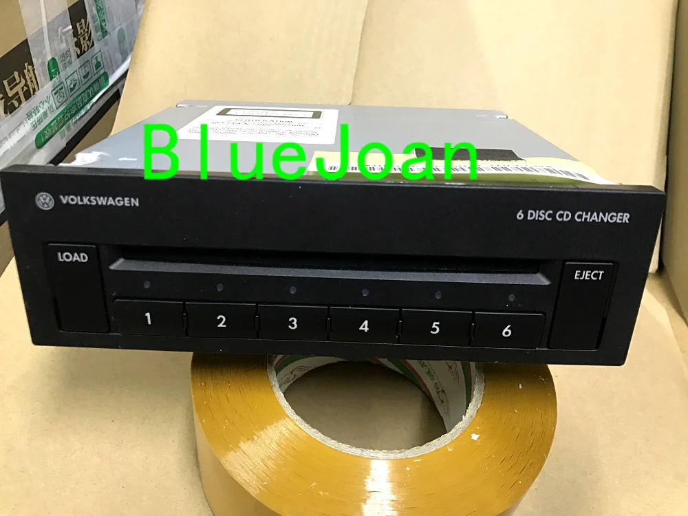Бесплатная доставка 6 дисковый CD механизм чейнджер для Фольксваген 3C0 057 110 AudiA6 1DIN