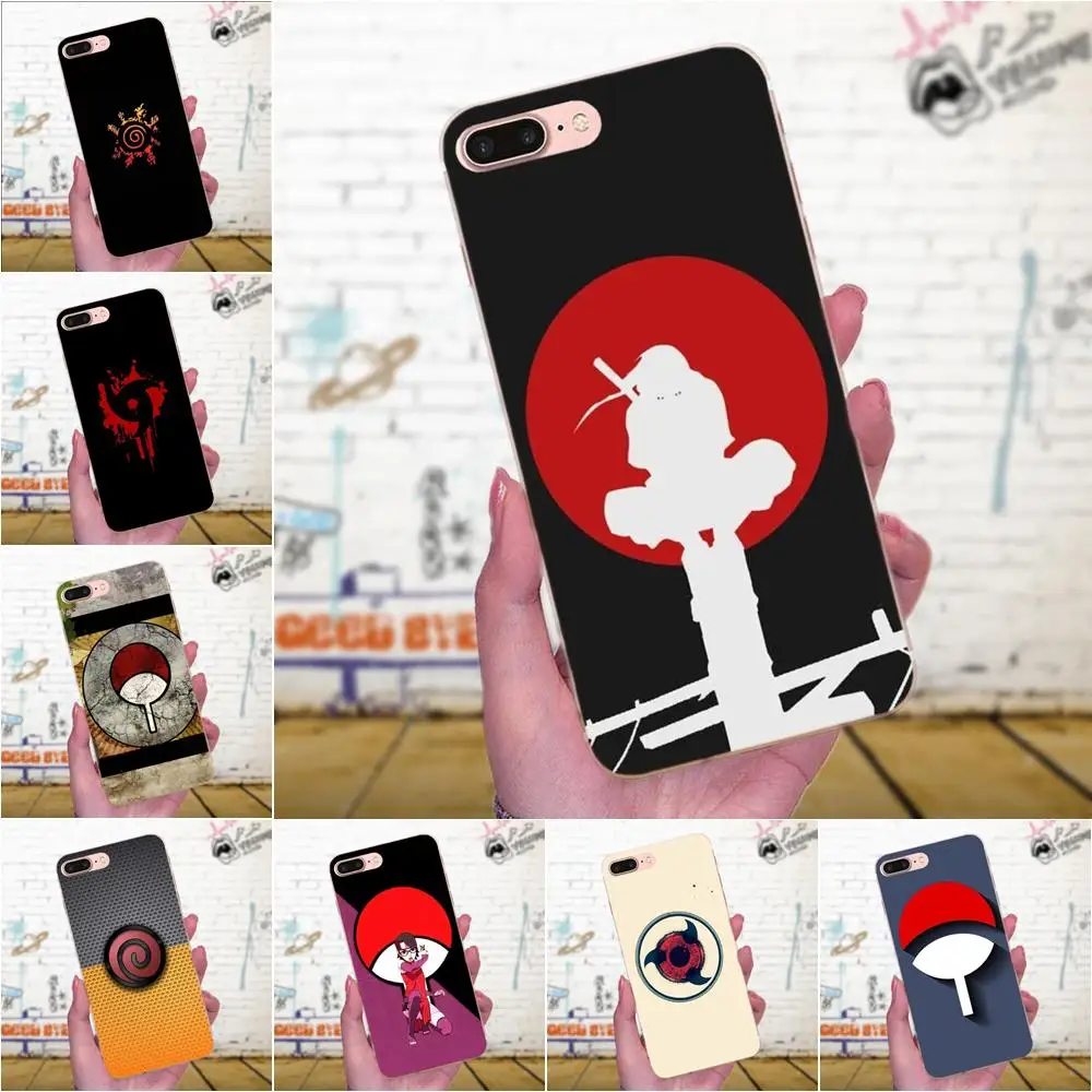 ТПУ чехол с логотипом для Xiaomi Redmi Note 2 3 3S 4 4A 4X 5 5A 6 6A Pro Plus мультфильм Наруто Учиха