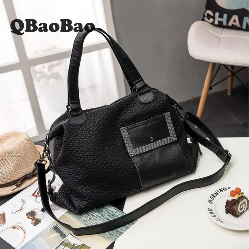 Large Size 40cm Women Bag Soft Washed Leather Bolsa Feminina Tote Handbag Black Sac A Main Designer High Quality
Large Size 40cm Women Bag Soft Washed Leather Bolsa Feminina Tote Handbag Black Sac A Main Designer High Quality