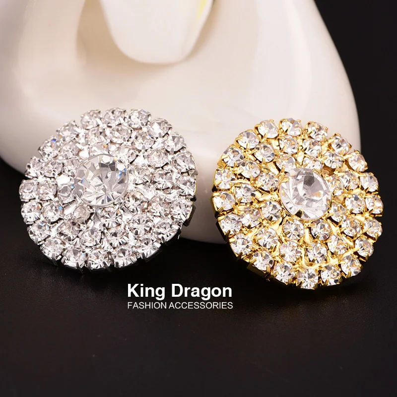 Crystal Rhinestone Button Used On Invitation Card 25MM 100pcs/lot Silver Tone Or Gold Flat Back KD35
Crystal Rhinestone Button Used On Invitation Card 25MM 100pcs/lot Silver Tone Or Gold Flat Back KD35