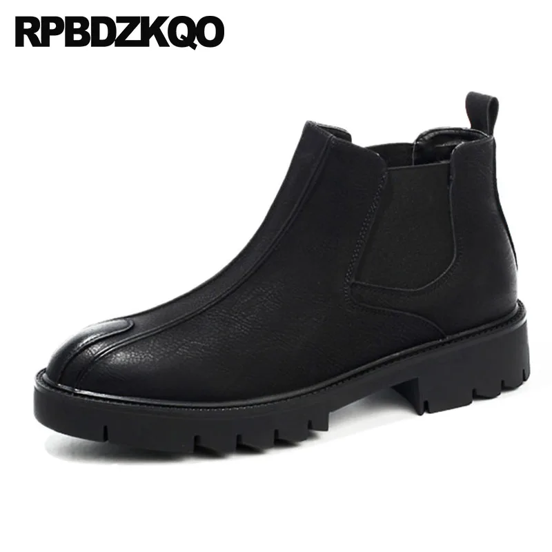 Chunky Chelsea Platform Black Fall Shoes Winter Men Boots With Fur 2021 Booties Ankle British Style Designer High Top Waterproof
Chunky Chelsea Platform Black Fall Shoes Winter Men Boots With Fur 2021 Booties Ankle British Style Designer High Top Waterproof