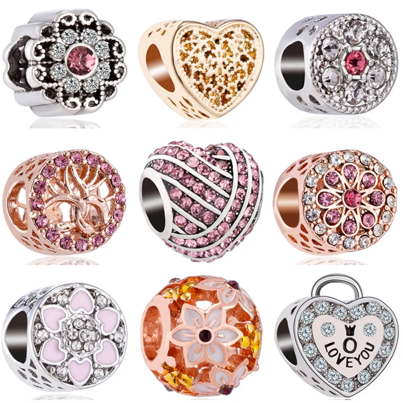 New Crystal Bow Moon Lock Star Flower Heart Pendants Charms Beads Fit Original Bracelets Necklaces For Women DIY Jewelry Making
New Crystal Bow Moon Lock Star Flower Heart Pendants Charms Beads Fit Original Bracelets Necklaces For Women DIY Jewelry Making