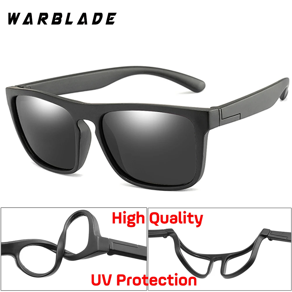 WarBlade Children Square Polarized Sunglasses Kids Silicone Safe TR90 Sun Glasses Girls Boys UV400 Coating Mirror Gafas de sol
WarBlade Children Square Polarized Sunglasses Kids Silicone Safe TR90 Sun Glasses Girls Boys UV400 Coating Mirror Gafas de sol