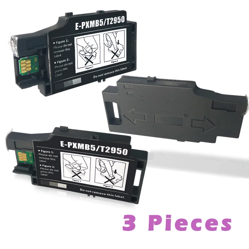 3Pcs Compatible Wast Ink Container T2950 Maintenance Tank for Epson WorkForce WF100 WF-100W PX-S05B/S05W Printers
3Pcs Compatible Wast Ink Container T2950 Maintenance Tank for Epson WorkForce WF100 WF-100W PX-S05B/S05W Printers