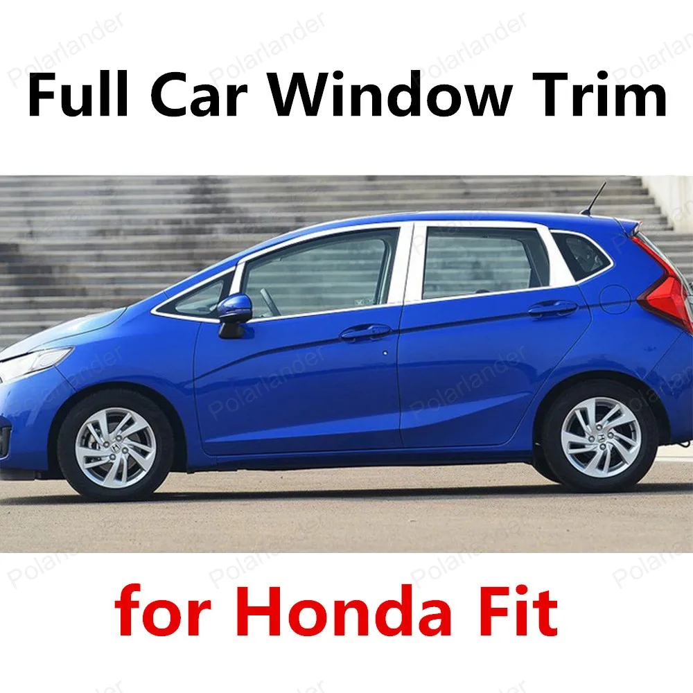new arrival bright silver Stainless Steel Car Styling Full Car Window Trim Decoration Strips For Honda Fit
new arrival bright silver Stainless Steel Car Styling Full Car Window Trim Decoration Strips For Honda Fit