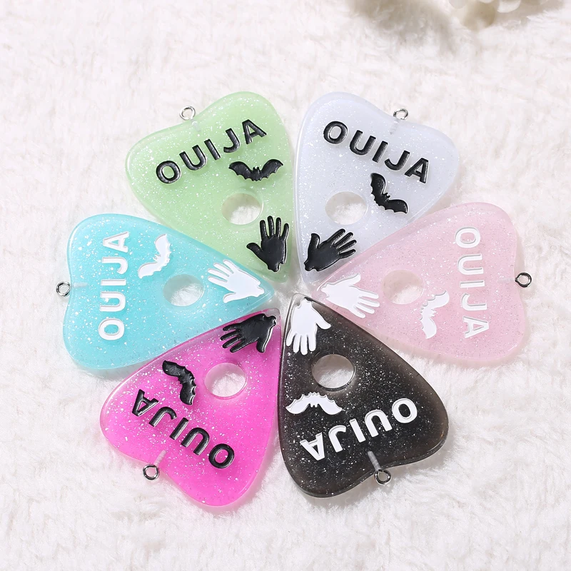 10pcs 39*47mm ouija charms resin charms necklace pendant keychain charms for DIY earring decoration
10pcs 39*47mm ouija charms resin charms necklace pendant keychain charms for DIY earring decoration