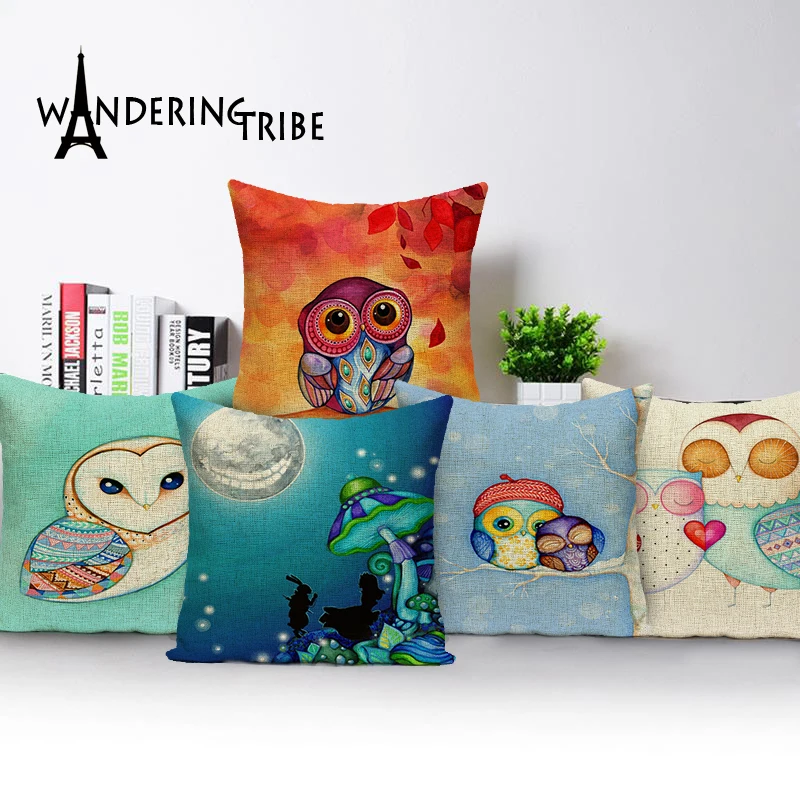 Cartoon owl cover cushion blue home cushions Dropshipping cushion cover botanical decorative cushion covers Custom pillowcase
Cartoon owl cover cushion blue home cushions Dropshipping cushion cover botanical decorative cushion covers Custom pillowcase