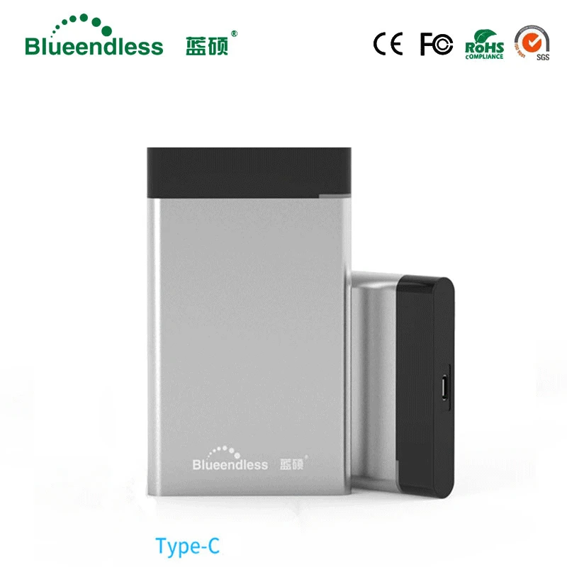 

Blueendless BS-U23GC Metal Scrub Shell 2.5" HDD Case USB 3.0 Gen 1 Type-C To SATA 3.0 Super Speed HDD Box HDD Enclosure Adapter