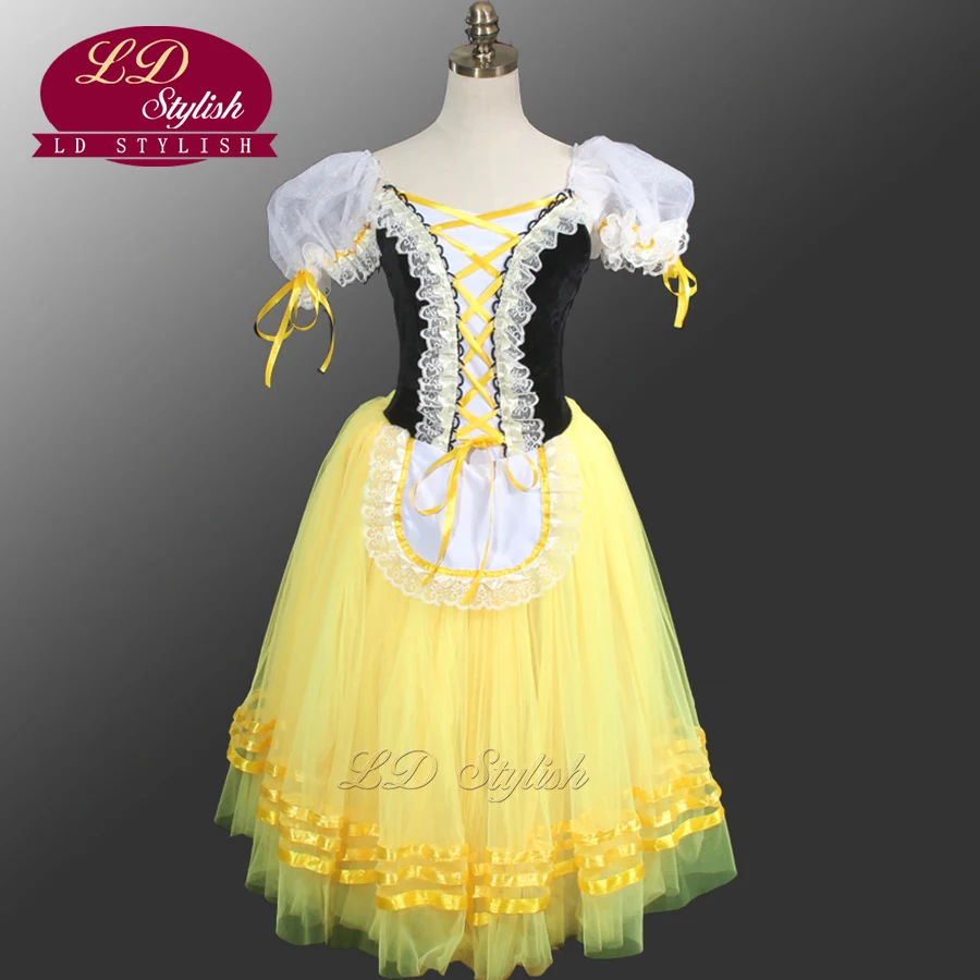 Giselle Degas Ballet Tutu Dresses Peasant Yellow Giselle Tutu Dress Girls Romantic Tutu Dress Ballet Dresses For Adults LD0003D
Giselle Degas Ballet Tutu Dresses Peasant Yellow Giselle Tutu Dress Girls Romantic Tutu Dress Ballet Dresses For Adults LD0003D