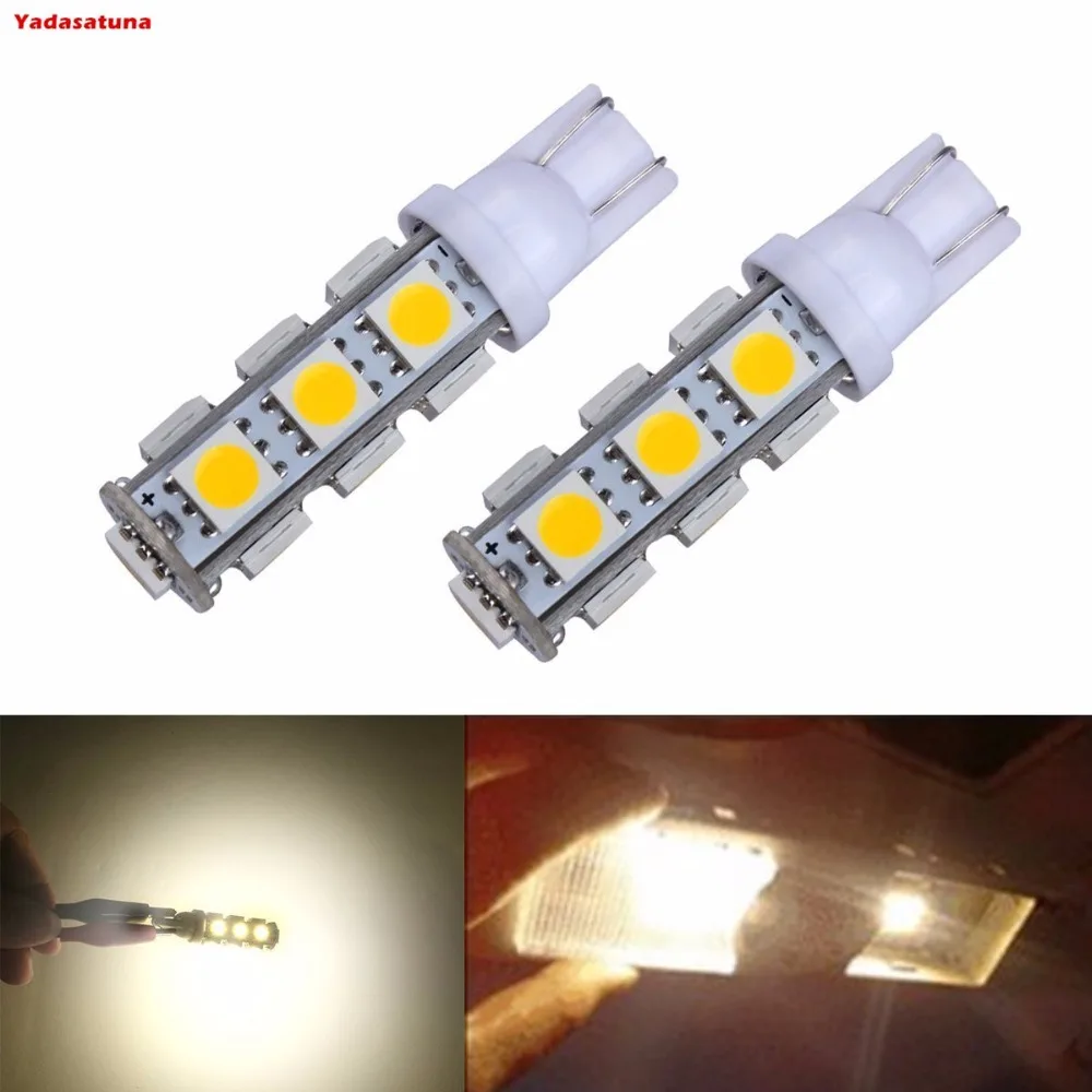 

10x T10 T15 906 912 921 13-SMD 5050 LED 5W 360-Degree 185 Lumen Warm White 4000K /White 6000K CAR Light Bulb