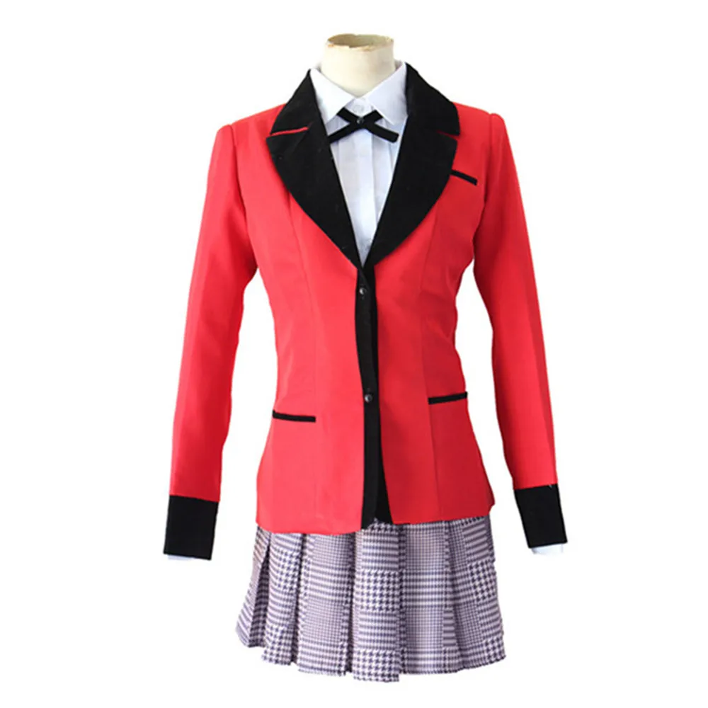 Костюм для косплея Kakegurui Yumeko Jabami школьная форма девочек полный комплект: куртка +