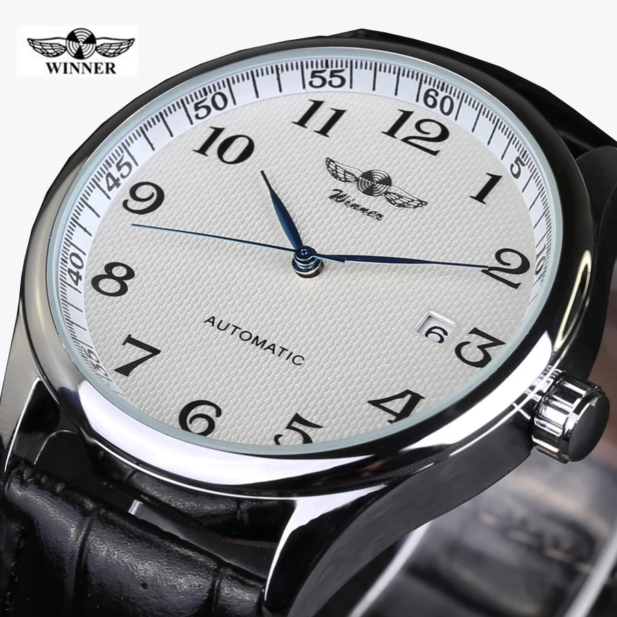 2016 Relojes Hombre Brand Tags Winner Watch Men Leather Strap Mechanical Watches Fashion Casual Men Wristwatch Men Horloge
2016 Relojes Hombre Brand Tags Winner Watch Men Leather Strap Mechanical Watches Fashion Casual Men Wristwatch Men Horloge