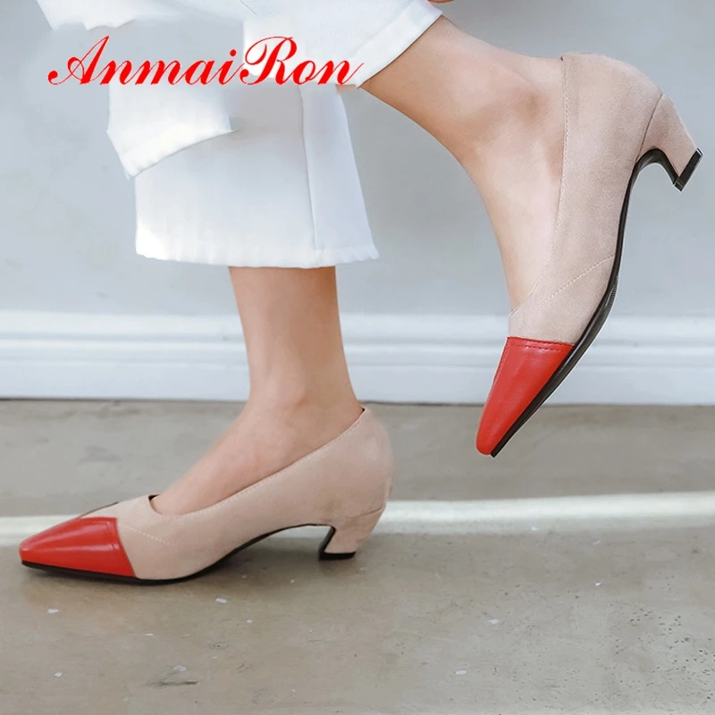 ANMAIRON 2019 Women Fashion Elegant Pumps Strange Style Med High Casual Slip-On Mixed Color Women Shoes Size 34-43 LY1783
ANMAIRON 2019 Women Fashion Elegant Pumps Strange Style Med High Casual Slip-On Mixed Color Women Shoes Size 34-43 LY1783