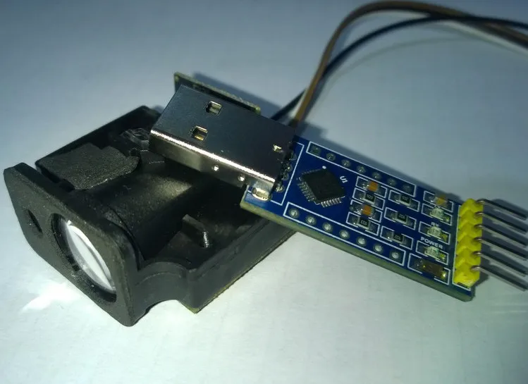 Fast Free Ship USB-TTL/STC-ISP 51 SCM Phase Serial Port output laser range finder module/40M +-2mm Laser range sensor module
Fast Free Ship USB-TTL/STC-ISP 51 SCM Phase Serial Port output laser range finder module/40M +-2mm Laser range sensor module