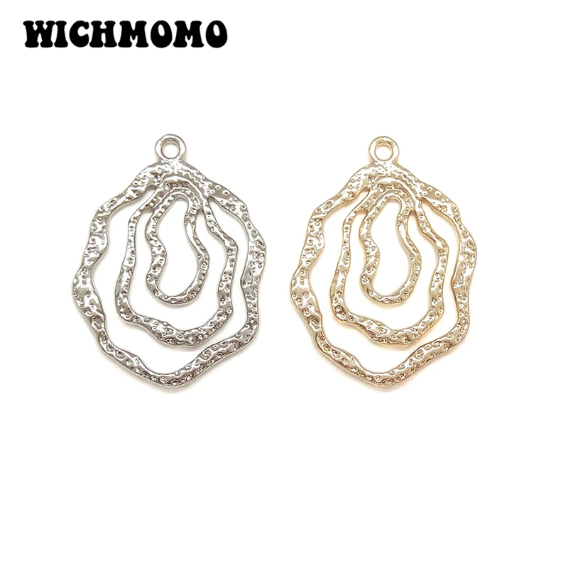 2021 New Fashion 6pieces/bag 31*22mm High Quality Zinc Alloy Multilayer Surround Charms Pendants DIY Earring Jewelry Accessories
2021 New Fashion 6pieces/bag 31*22mm High Quality Zinc Alloy Multilayer Surround Charms Pendants DIY Earring Jewelry Accessories
