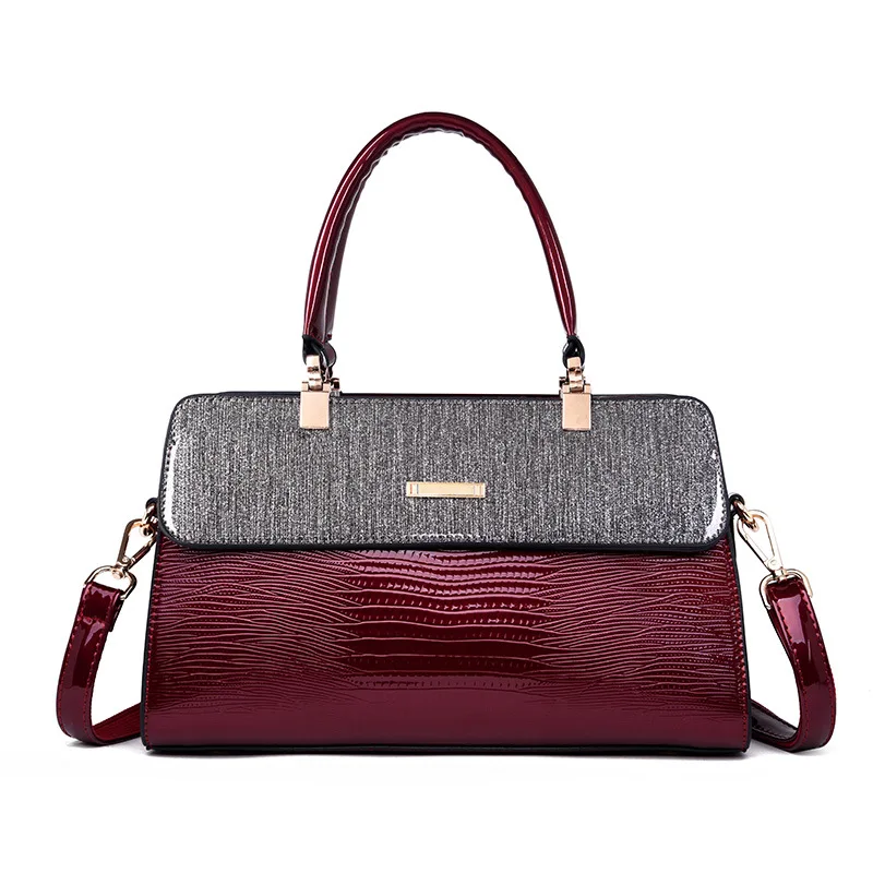 2019 Fashion High Quality Patent Leather Handbags Top Handle Bags Handbags Women Famous Brands Panelled Women Leather Handbags
2019 Fashion High Quality Patent Leather Handbags Top Handle Bags Handbags Women Famous Brands Panelled Women Leather Handbags