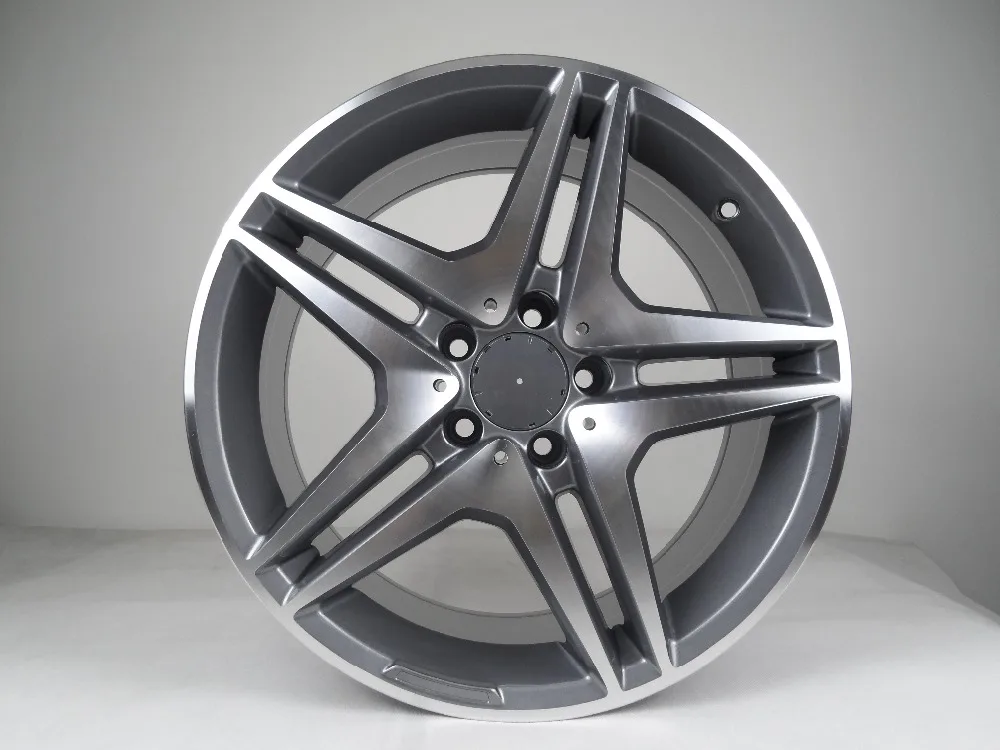 19 &quotGunmetal машина Уход за кожей лица AMG стиле диски для Benz C300 W212 W204 C350 4matic + 45 w828|rims