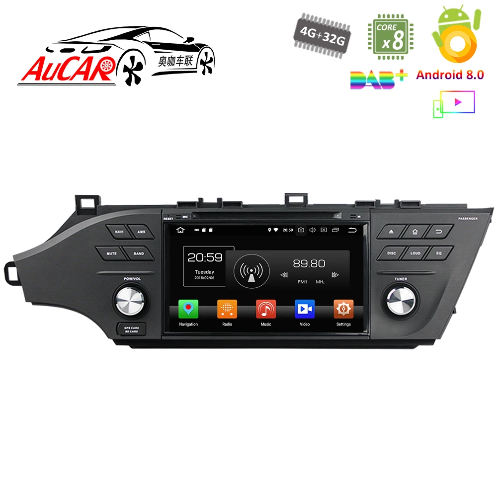 Android 8 0 для Toyota Avalon radio 2015 - 2017 GPS навигационная система Bluetooth автомобильное радио