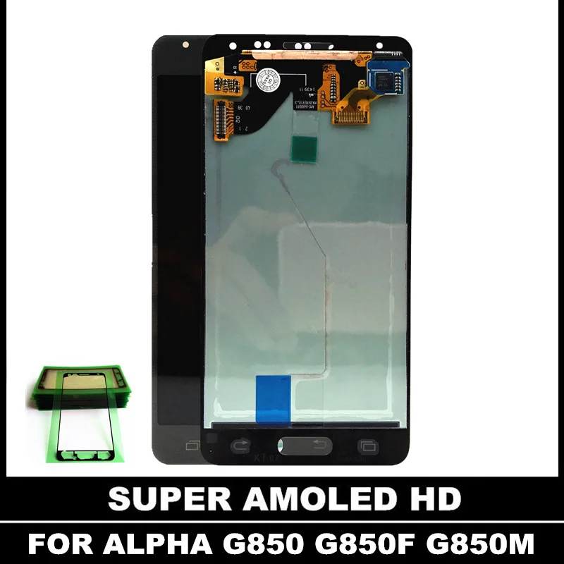 100% протестированный AMOLED ЖК дисплей для Samsung Galaxy Note4 Mini Alpha G850 G850F G850M кодирующий