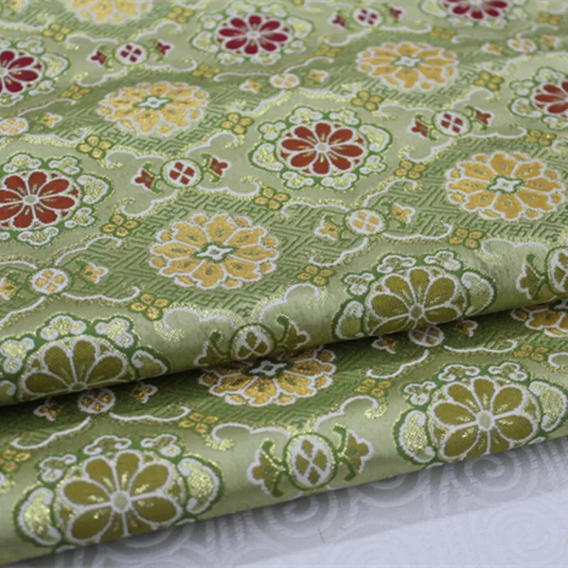 CF222 1Yard Green Silk Jacquard Satin Fabric For The Kimono Japanese Style Fabric For Women's Dress Home Textile Fabric For Sew
CF222 1Yard Green Silk Jacquard Satin Fabric For The Kimono Japanese Style Fabric For Women's Dress Home Textile Fabric For Sew