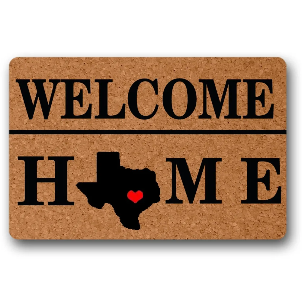 Welcome Home Texas Decorative 18x30 inch front entrance door outdoor decor indoor funny floor mats
Welcome Home Texas Decorative 18x30 inch front entrance door outdoor decor indoor funny floor mats