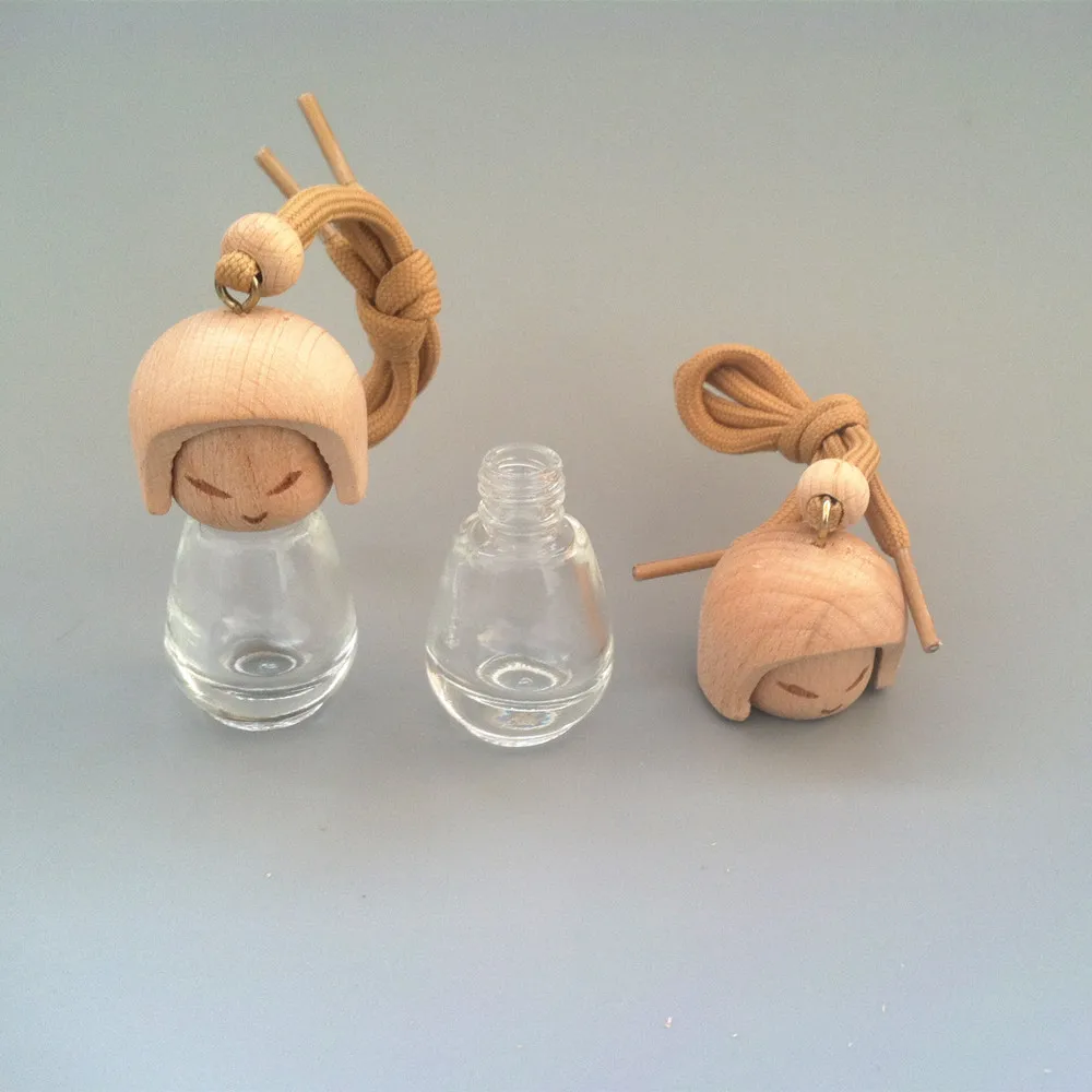 Free Shipping 8ML Cute Doll Car Perfume Pendant Glass Timber Lid Perfume Bottle 100pcs/lot
Free Shipping 8ML Cute Doll Car Perfume Pendant Glass Timber Lid Perfume Bottle 100pcs/lot