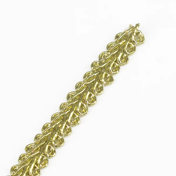 7mm Woven Gold Braided Lace Ribbon Trim Fabrics Applique Tape Trimming Sewing Supplies renda for Apparel Costumes 40yardT1310
7mm Woven Gold Braided Lace Ribbon Trim Fabrics Applique Tape Trimming Sewing Supplies renda for Apparel Costumes 40yardT1310